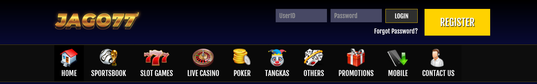 JAGO77 - Daftar Situs Judi Slot Online Terpercaya